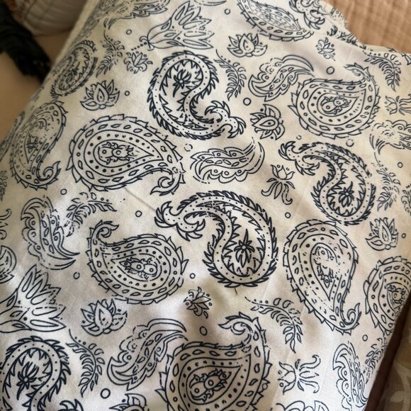 Ienjoy Home Home 3 -Piece Paisley Navy King/California king Duvet cover Set - Picture 4 of 4